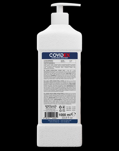 Covidex Antibacterial Soap 1000 mL Back (Covidex 1000ml Soap Back)